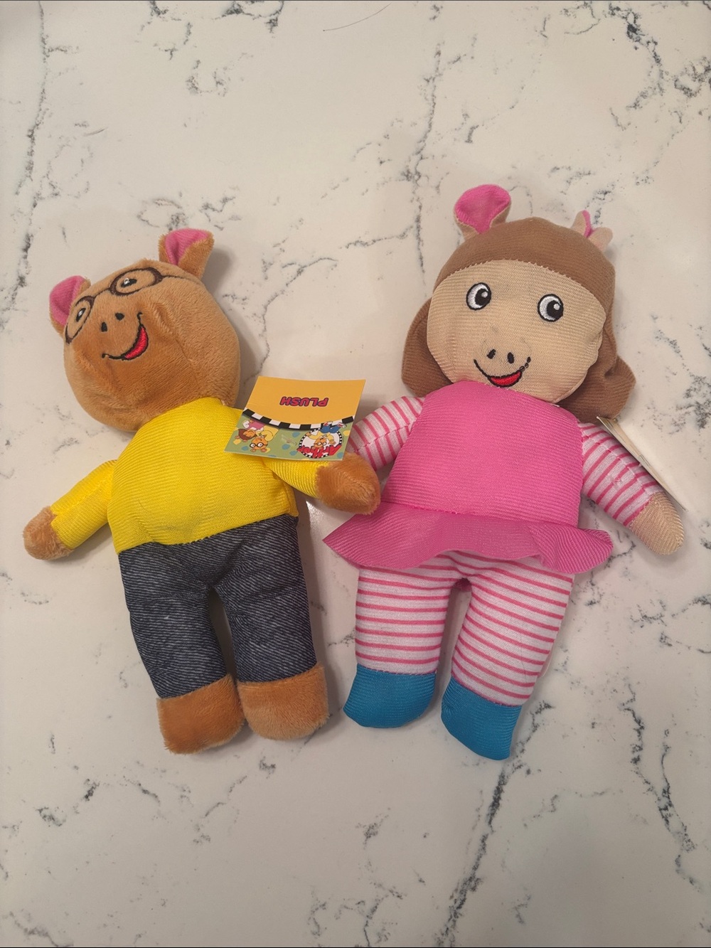 NWT Arthur and DW Plush Character Dolls - Kids Toy Plush Set